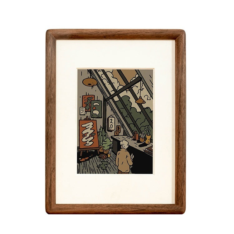 Wooden Photo Frame - Rounded