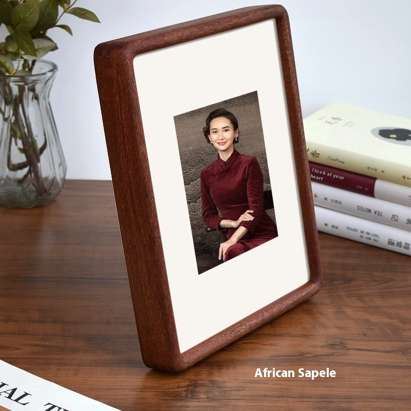 Wooden Photo Frame - Rounded