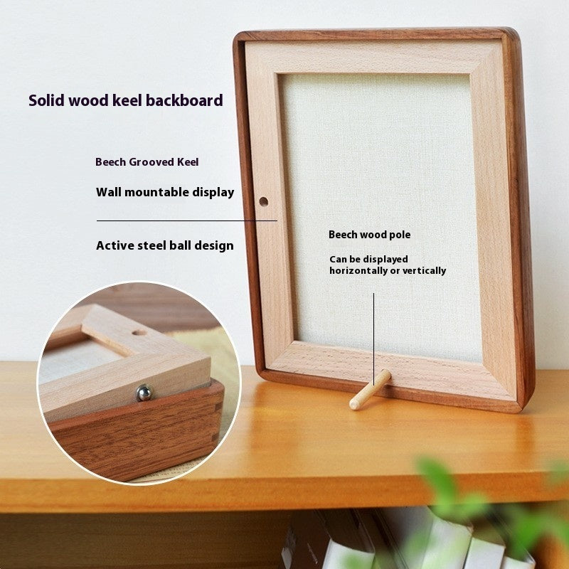 Wooden Photo Frame - Rounded